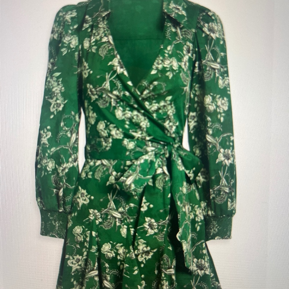 Alisa ruffled floral dress